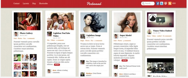 The 5 Pinterest Themed WordPress templates of 2014